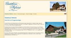 Desktop Screenshot of gaestehaus-stefanie.de